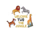 Welcome Two The Jungle Letter Balloon Kit