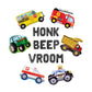 Honk Beep Vroom Cars And Trucks Themed Party Letter Balloon Kit