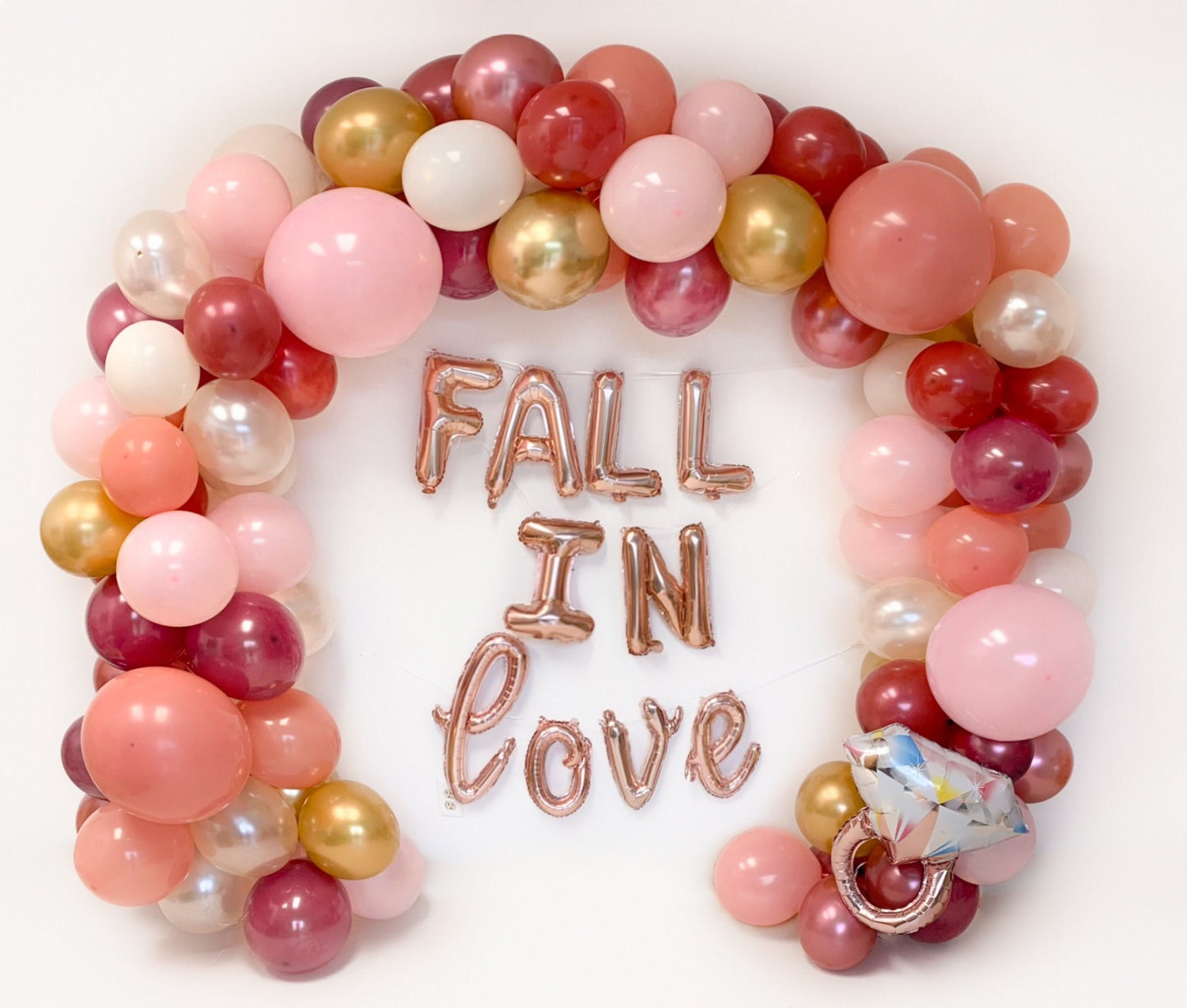 Fall In Love Bright Balloon Garland Kit