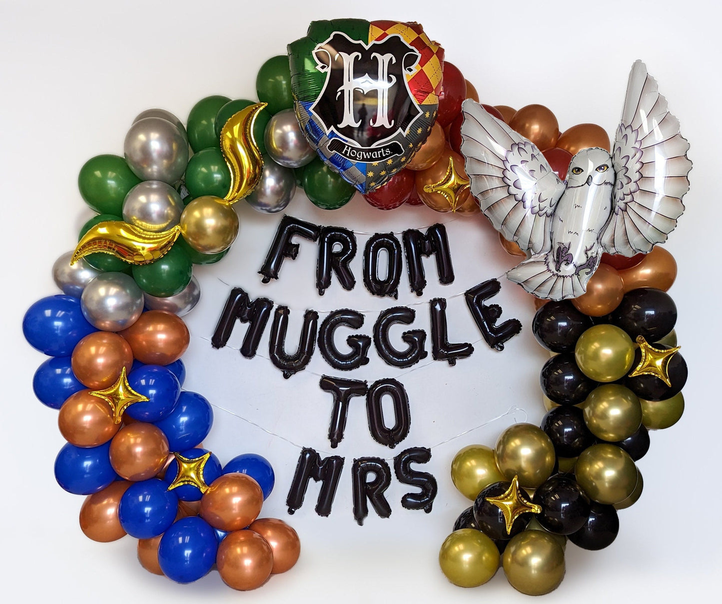 Wizard Themed Balloon Garland Kit