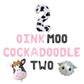 Oink Moo Cockadoodle Two Letter Balloon Kit