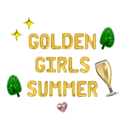 Golden Girls Summer Letter Balloon Kit