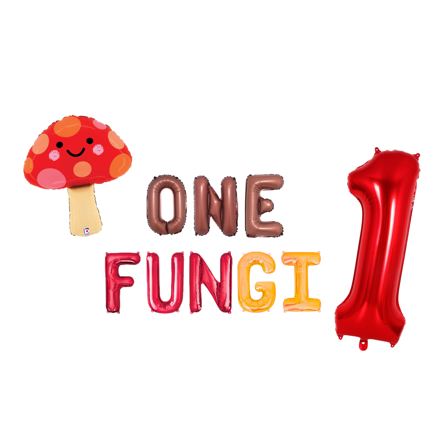 One Fungi Letter Balloon Kit