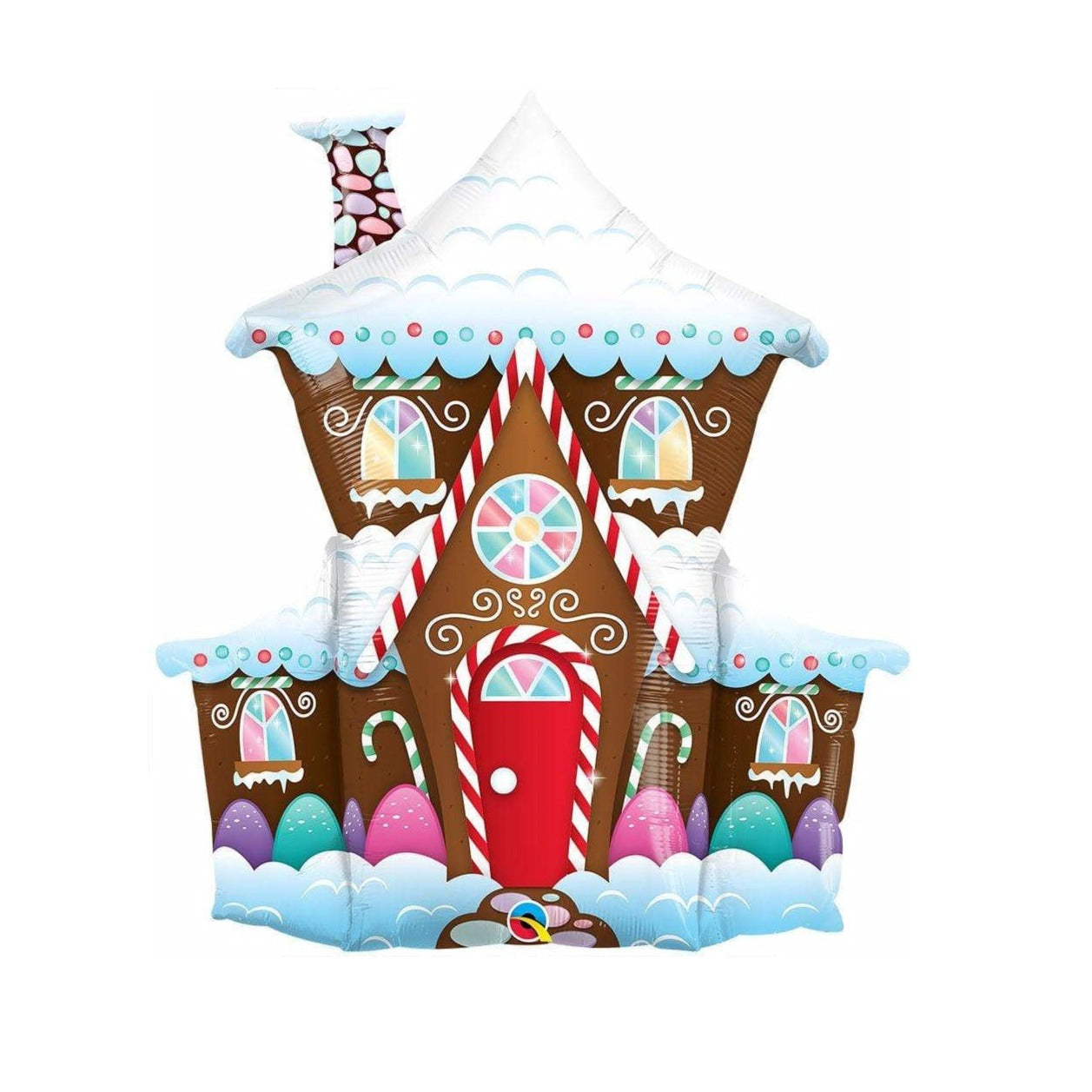 Pastel Gingerbread House Balloon