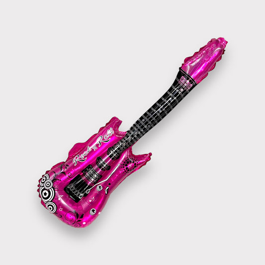 Hot Pink Guitar Balloon