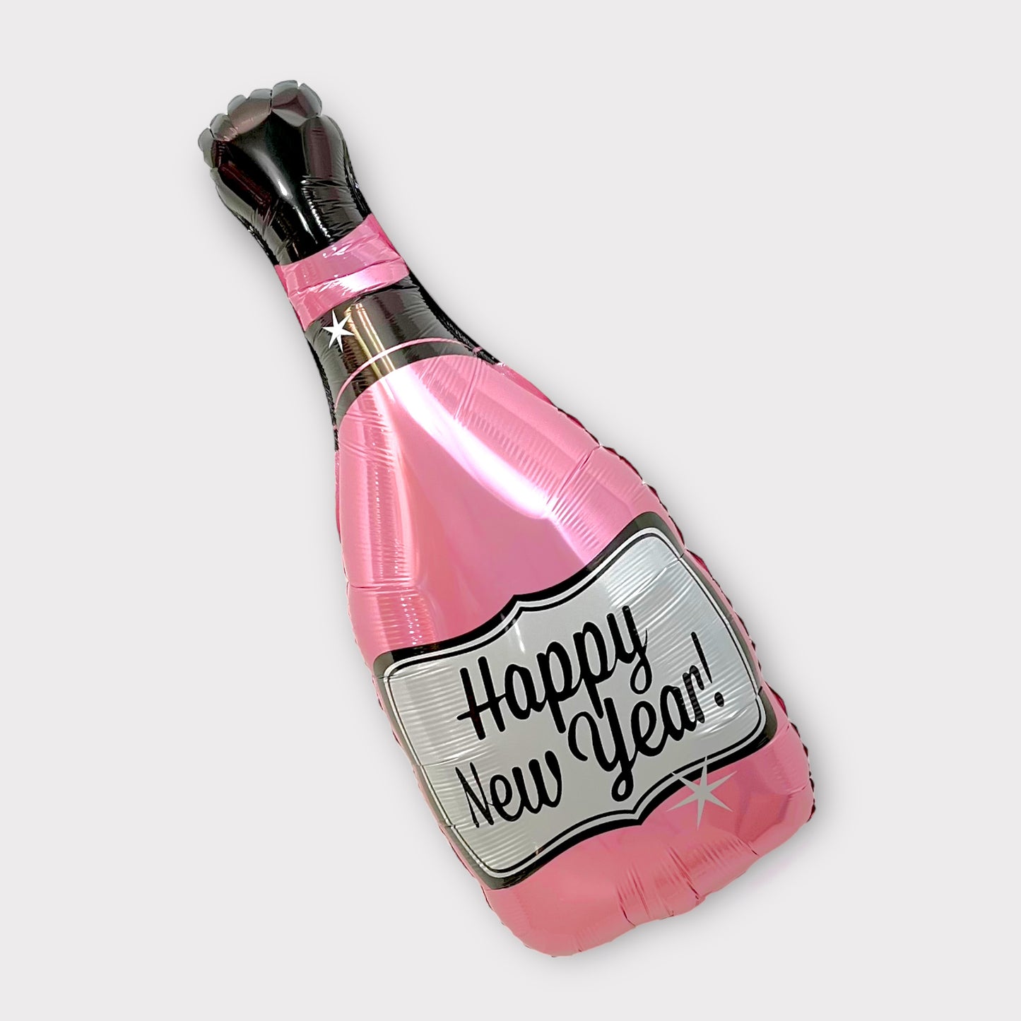 Pink NYE Champagne Bottle Balloon