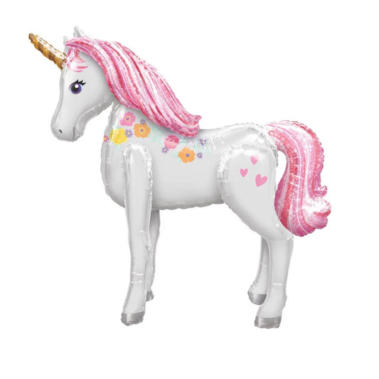 Pink Jumbo Standing Unicorn Balloon