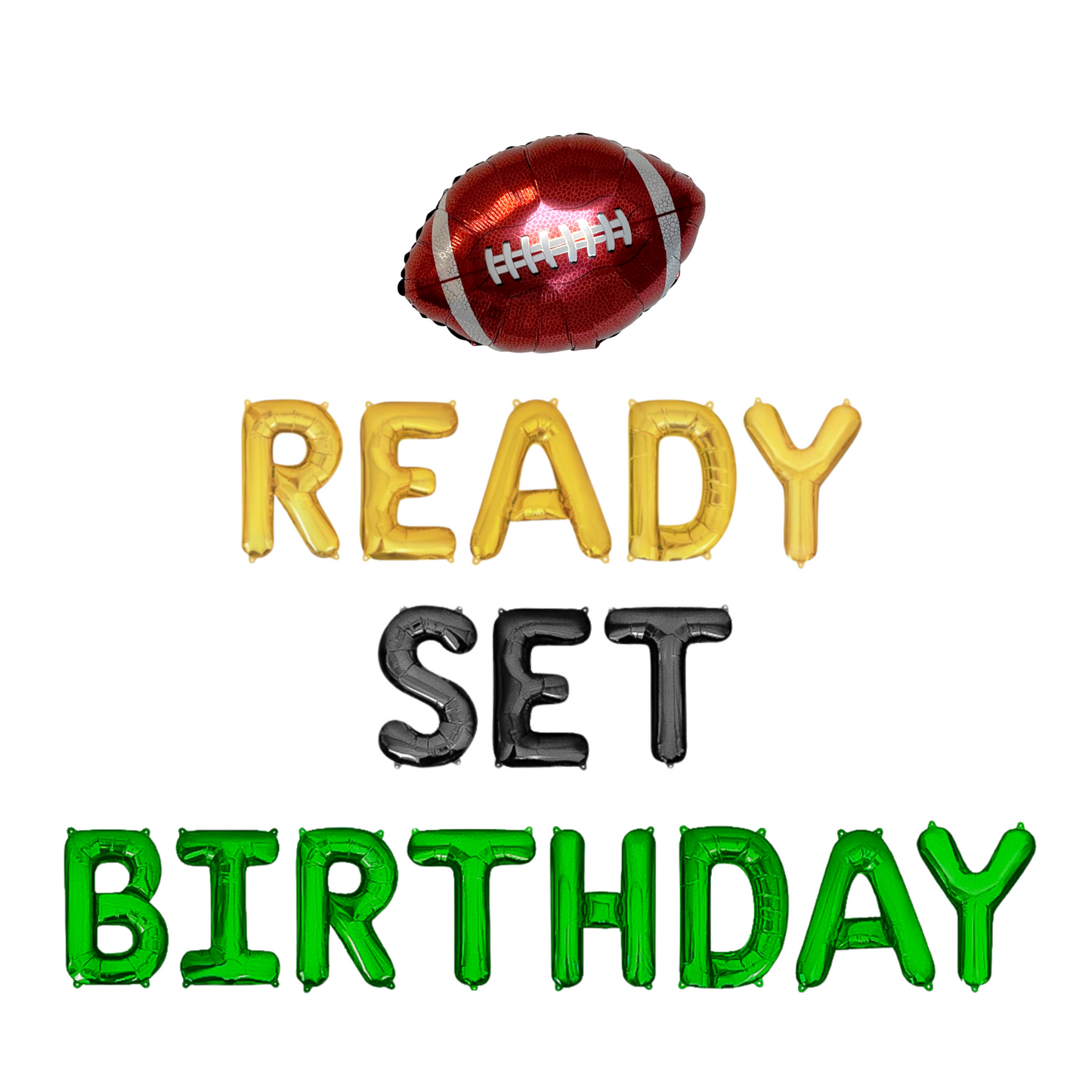 Ready Set Birthday Letter Balloon Kit