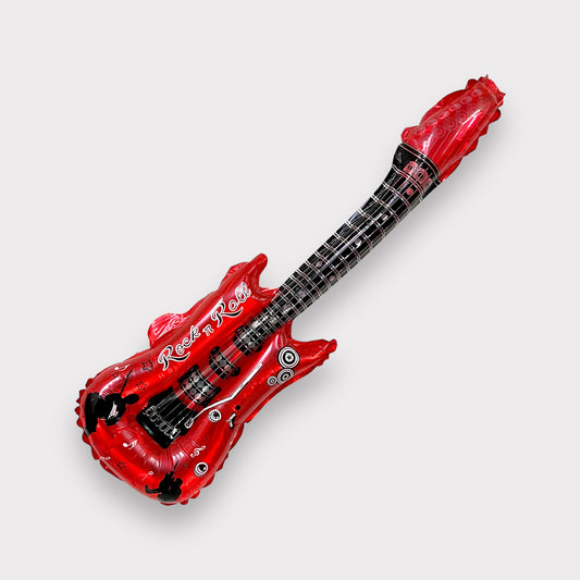 Red Guitar Balloon