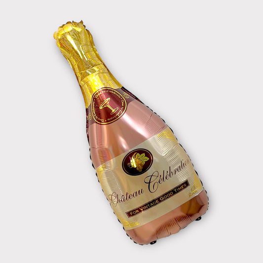 Rose Champagne Bottle Balloon