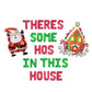 Theres Some Hos In This House Christmas Themed Letter Balloon Kit