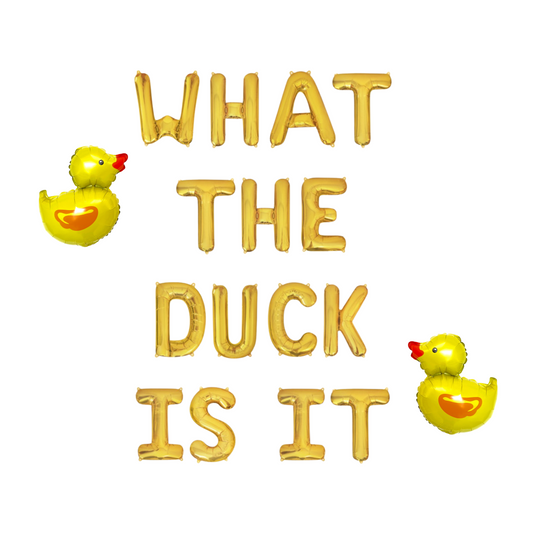 What The Duck Is It Letter Balloon Kit